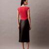 Maglietta corta in cotone e cashmere Maglietta corta in cotone e cashmere