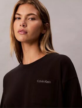 Maglietta corta in jersey di cotone con logo