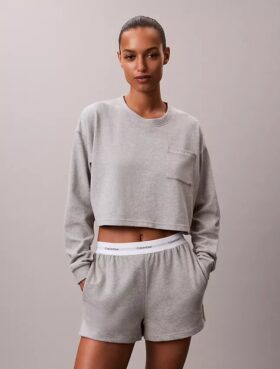 Maglietta corta in jersey di cotone con logo