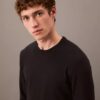 Maglietta da notte CK Black Slim a girocollo Maglietta da notte CK Black Slim a girocollo