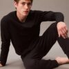 Maglietta da notte CK Black Slim a girocollo Maglietta da notte CK Black Slim a girocollo