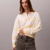 Maglietta Henley a righe varsity Maglietta Henley a righe varsity
