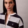 Maglietta Henley a righe varsity Maglietta Henley a righe varsity