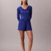 Maglietta Henley leggera a trama waffle Maglietta Henley leggera a trama waffle