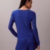 Maglietta Henley leggera a trama waffle Maglietta Henley leggera a trama waffle