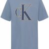 Maglietta per bambino con logo Monogram a punto catenella