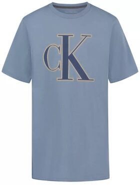 Maglietta per bambino con logo Monogram a punto catenella