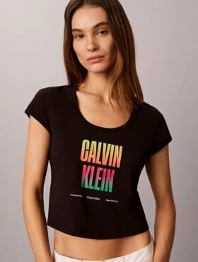 Maglietta slim a scollo rotondo Pride