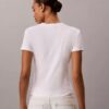 Maglietta slim con logo a strati Maglietta slim con logo a strati