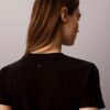 Maglietta slim con logo a strati Maglietta slim con logo a strati