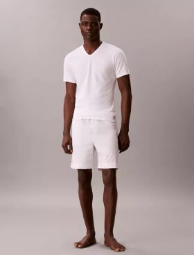 Maglietta slim fit con scollo a V in misto Cotton Stretch, confezione da 3