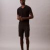 Maglietta slim fit con scollo a V in misto Cotton Stretch, confezione da 3 Maglietta slim fit con scollo a V in misto Cotton Stretch, confezione da 3