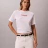 Maglietta squadrata con logo Calvin Klein Maglietta squadrata con logo Calvin Klein