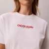 Maglietta squadrata con logo Calvin Klein Maglietta squadrata con logo Calvin Klein