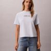 Maglietta squadrata con logo Calvin Klein Maglietta squadrata con logo Calvin Klein