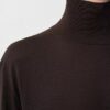 Maglione a collo alto color cenere Maglione a collo alto color cenere