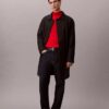 Maglione a collo alto in lana merino