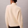 Maglione a collo alto morbido a coste Maglione a collo alto morbido a coste