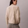 Maglione a collo alto morbido con costine sottili Maglione a collo alto morbido con costine sottili