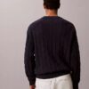 Maglione a coste con logo su tutta la superficie Maglione a coste con logo su tutta la superficie