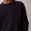 Maglione a coste con logo su tutta la superficie Maglione a coste con logo su tutta la superficie