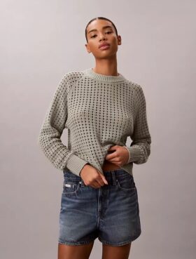 Maglione a maglia larga