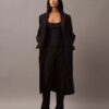Maglione a scollo rotondo a costine