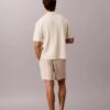 Maglione button-down con trama a rete Maglione button-down con trama a rete