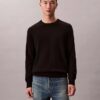 Maglione classico in cashmere a girocollo Maglione classico in cashmere a girocollo
