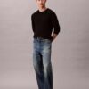 Maglione classico in cashmere a girocollo Maglione classico in cashmere a girocollo