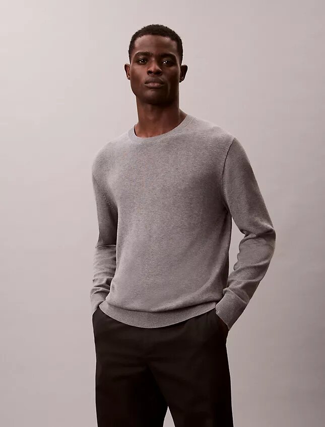 Maglione classico in cotone Supima Maglione classico in cotone Supima