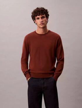 Maglione classico in cotone Supima