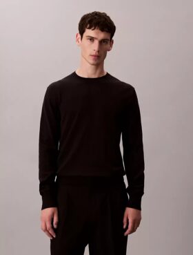 Maglione classico in cotone Supima