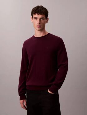 Maglione classico in cotone Supima