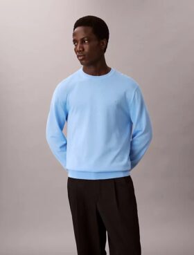 Maglione classico in cotone Supima