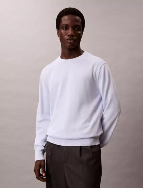 Maglione classico in cotone Supima