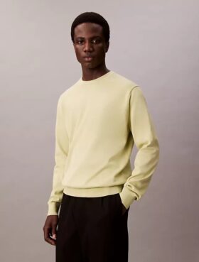 Maglione classico in cotone Supima