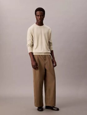 Maglione classico in cotone Supima