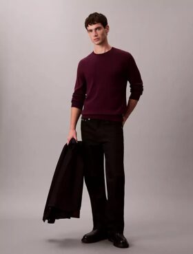 Maglione classico in cotone Supima