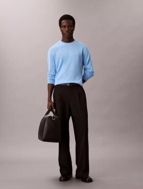 Maglione classico in cotone Supima