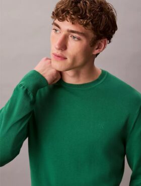 Maglione classico in cotone Supima