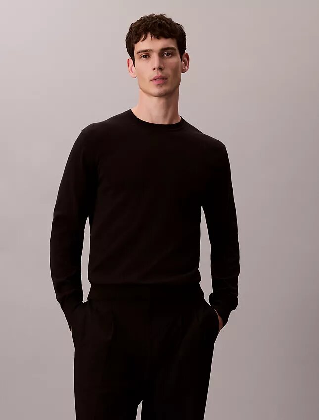 Maglione classico in cotone Supima Maglione classico in cotone Supima