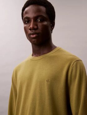 Maglione classico in lana merino