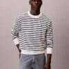 Maglione comodo a righe in morbido cotone Maglione comodo a righe in morbido cotone
