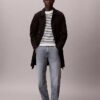 Maglione comodo a righe in morbido cotone Maglione comodo a righe in morbido cotone