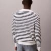 Maglione comodo a righe in morbido cotone Maglione comodo a righe in morbido cotone