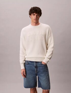 Maglione comodo con grafica del logo Varsity