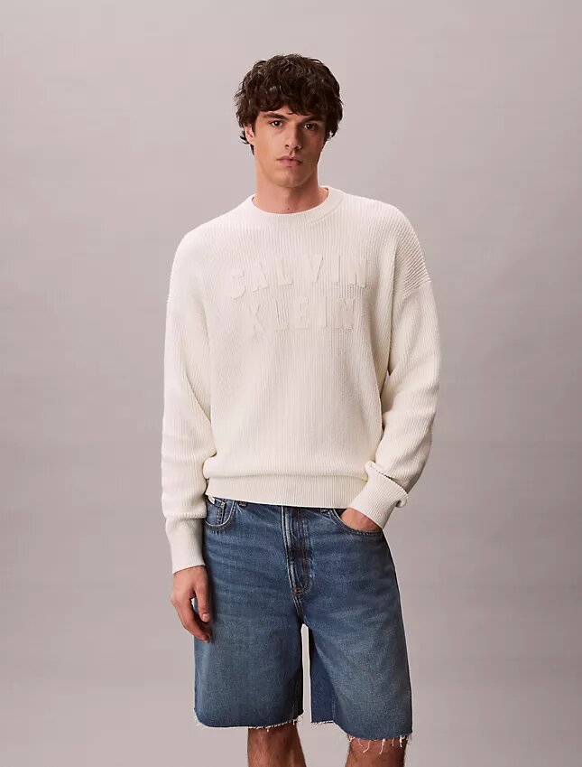Maglione comodo con grafica del logo Varsity Maglione comodo con grafica del logo Varsity