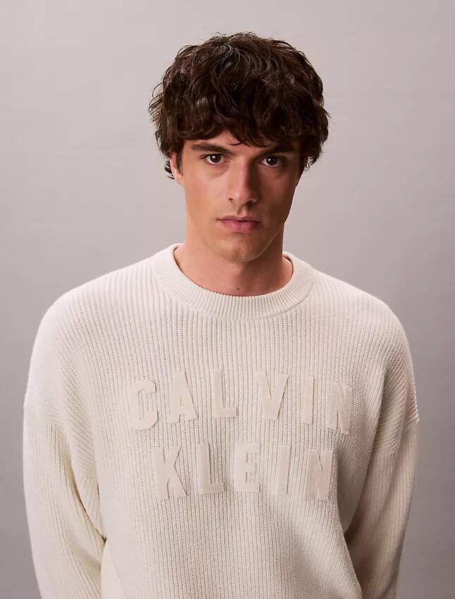 Maglione comodo con grafica del logo Varsity Maglione comodo con grafica del logo Varsity