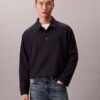 Maglione comodo con logo ricamato Maglione comodo con logo ricamato